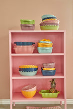 Carica l'immagine nel visualizzatore di Gallery, Pirofila Grande Rotonda da Forno in Ceramica colore Giallo