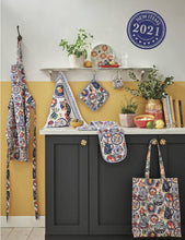 Carica l'immagine nel visualizzatore di Gallery, Canovaccio in Cotone motivo Mediterranean Plates - Le Botteghe del Polesine