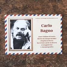 Carica l'immagine nel visualizzatore di Gallery, Cartolina Carlo Bagno