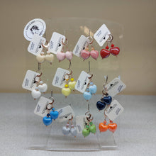 Carica l'immagine nel visualizzatore di Gallery, Orecchini cuore ceramica