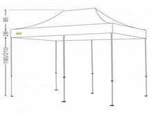 Carica l'immagine nel visualizzatore di Gallery, Gazebo Pro 3x6