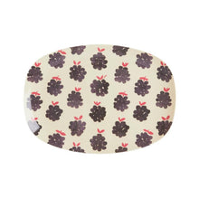 Carica l'immagine nel visualizzatore di Gallery, Piatto Ovale Piccolo in Melamina motivo Blackberry - ID&M