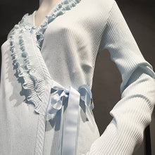 Carica l'immagine nel visualizzatore di Gallery, Vestaglia m/l costine cotone MIMI JOLIE