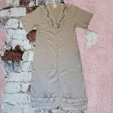 Carica l'immagine nel visualizzatore di Gallery, Vestaglia camicianotte aperta cotone MIMI' JOLIE