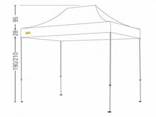 Carica l'immagine nel visualizzatore di Gallery, Gazebo Expo 3x4,5