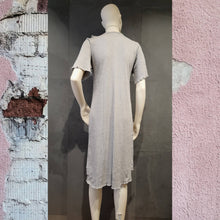 Carica l'immagine nel visualizzatore di Gallery, Vestaglia camicianotte aperta cotone MIMI' JOLIE