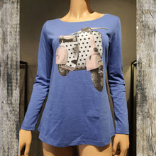 Carica l'immagine nel visualizzatore di Gallery, T-shirt con vespa FRANCO BOMBANA