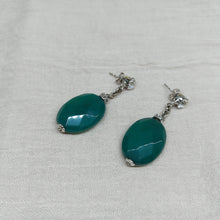 Carica l'immagine nel visualizzatore di Gallery, Orecchini Agata verde - ID&M