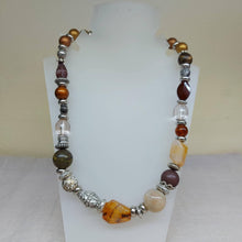 Carica l'immagine nel visualizzatore di Gallery, Collana girocollo mix perle - ID&M