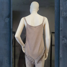 Carica l'immagine nel visualizzatore di Gallery, Top lino e cotone con frangia OSCALITO