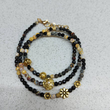Carica l'immagine nel visualizzatore di Gallery, Bracciale Collana pietrine