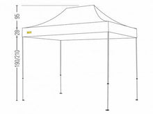 Carica l'immagine nel visualizzatore di Gallery, Gazebo Market 3x4,5 Plus