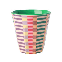 Carica l'immagine nel visualizzatore di Gallery, Bicchiere in Melamina motivo Summer Stripes - ID&M