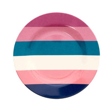 Carica l'immagine nel visualizzatore di Gallery, Piatto Piccolo in Melamina motivo Stripes - ID&M