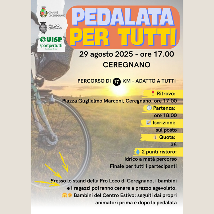 Pedalata per tutti - Ceregnano