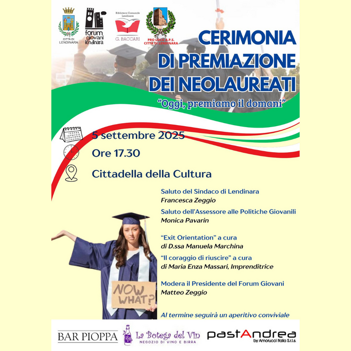 Cerimonia di premiazione Neolaureati - Lendinara