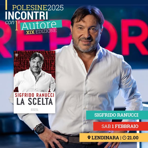 Incontro con l’autore: Sigfrido Ranucci - Presentazione del libro "La scelta" - Comune di Lendinara
