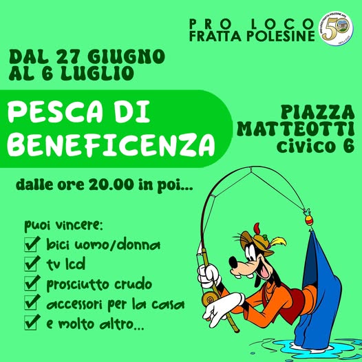 Pesca di beneficenza - Fratta Polesine
