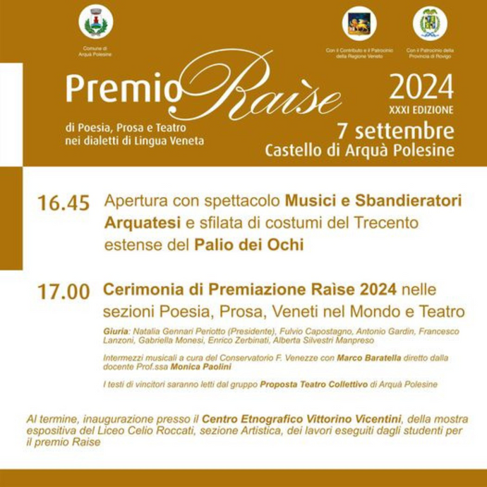 Premio Raìse, Arquà Polesine