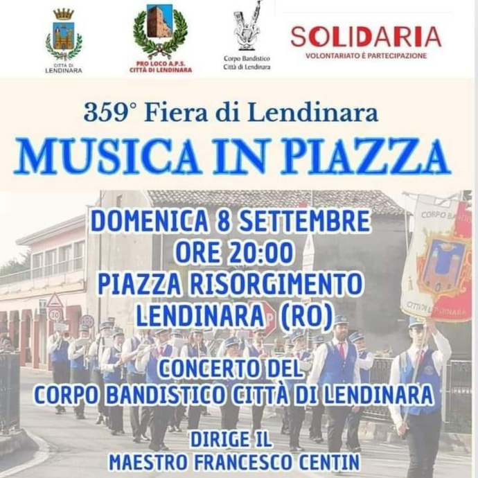 Musica in Piazza, Fiera di Lendinara