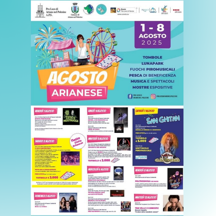 Agosto Arianese 2025 - Ariano nel Polesine