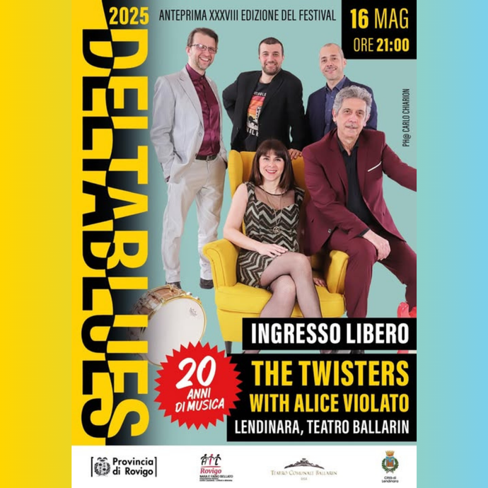 🎸 THE TWISTERS with Alice Violato live a Lendinara