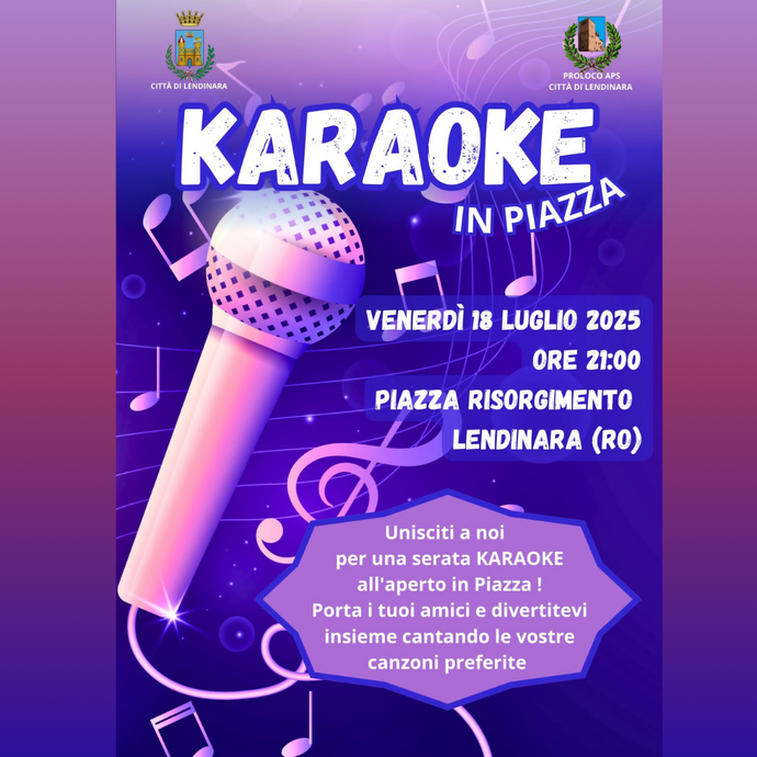Karaoke in Piazza 2025 - Lendinara