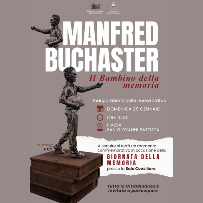 Inaugurazione statua dedicata alla memoria di "MANFRED BUCHASTER" - Comune di Costa di Rovigo
