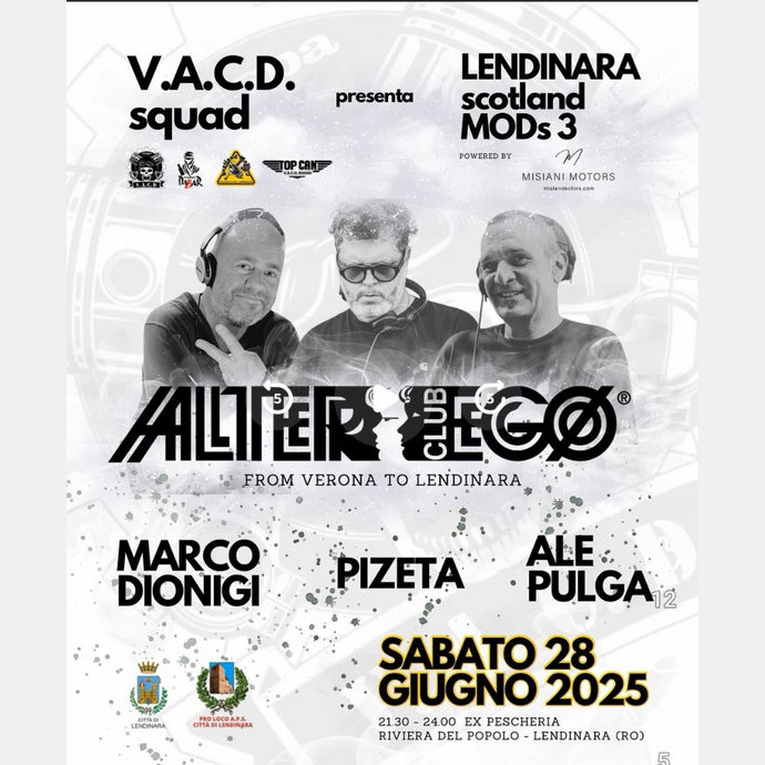 ALTER EGO e Scotland MODs 3 Vespa Reunion - Lendinara