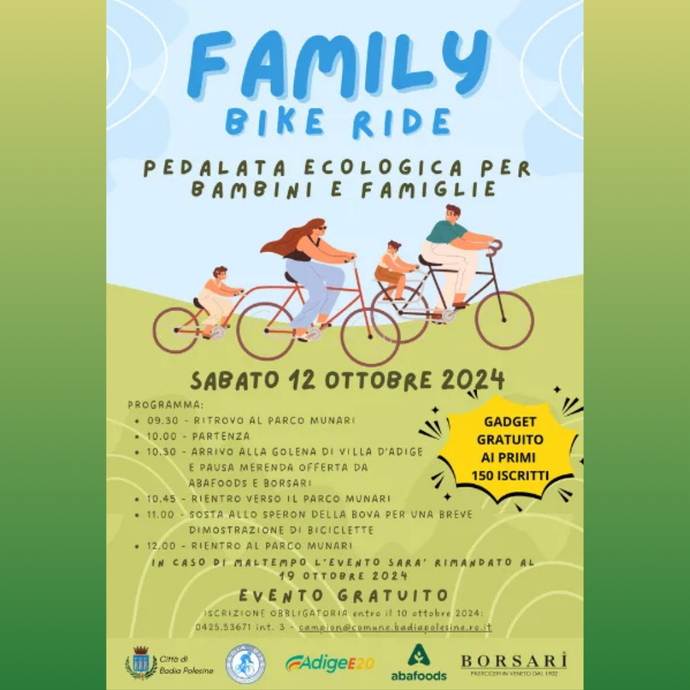 Family bike ride - Badia Polesine