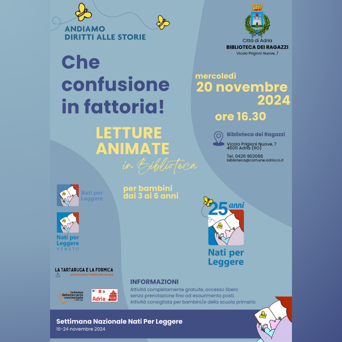 LETTURE ANIMATE in Biblioteca - Adria