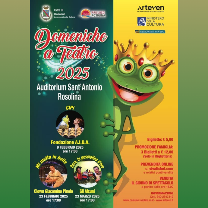 Domeniche a Teatro 2025 - Comune di Rosolina