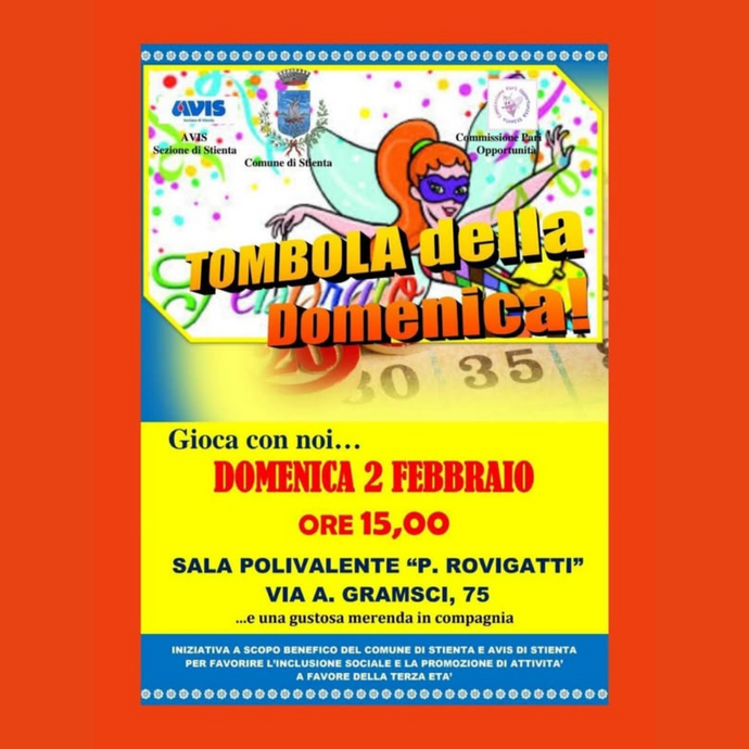 TOMBOLA DELLA DOMENICA - Comune di Stienta