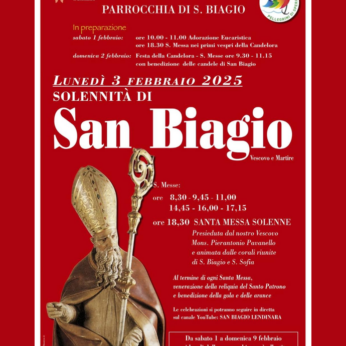 SOLENNITÀ DI SAN BIAGIO - Comune di Lendinara