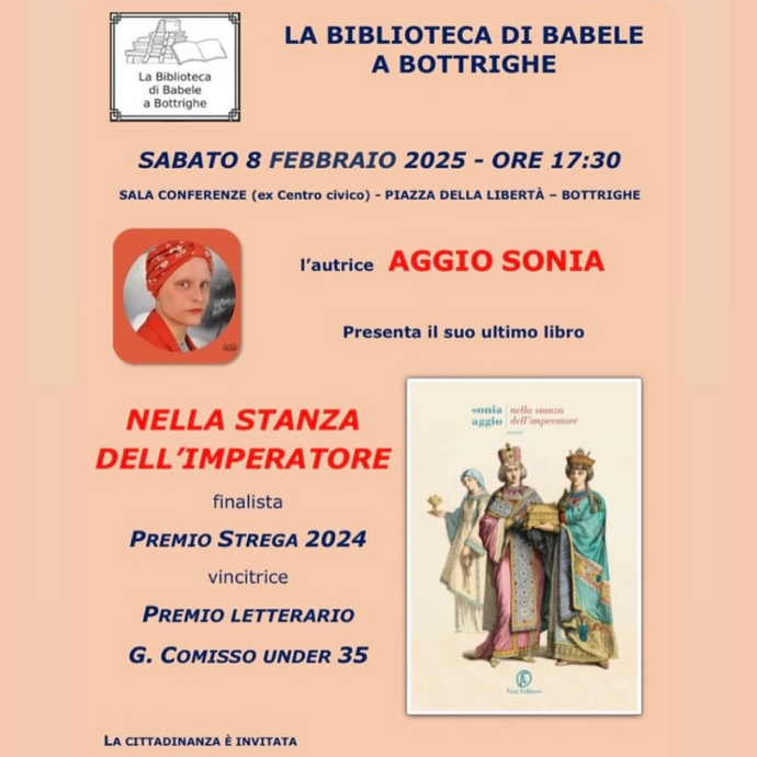 Presentazione del libro "Nella stanza dell'imperatore" di Sonia Aggio - Comune di Adria