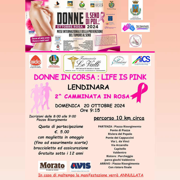 Donne in corsa: LIFE IS PINK - Lendinara