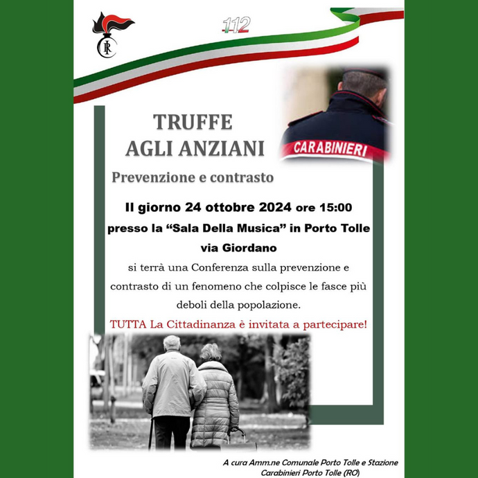 Prevenzione e contrasto delle truffe agli anziani - Porto Tolle