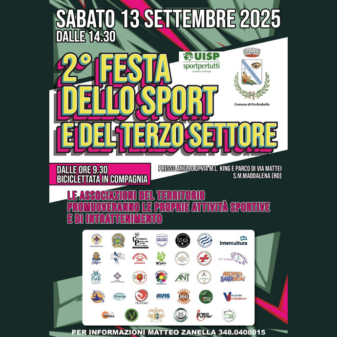 Festa dello Sport e del terzo settore - Occhiobello