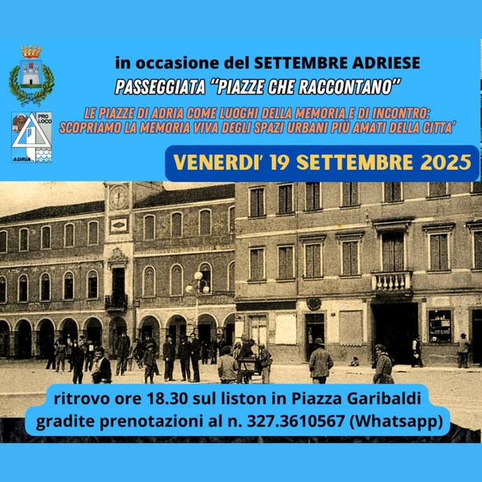 Adria si racconta: passeggiate tra storia, luoghi e parole - Adria