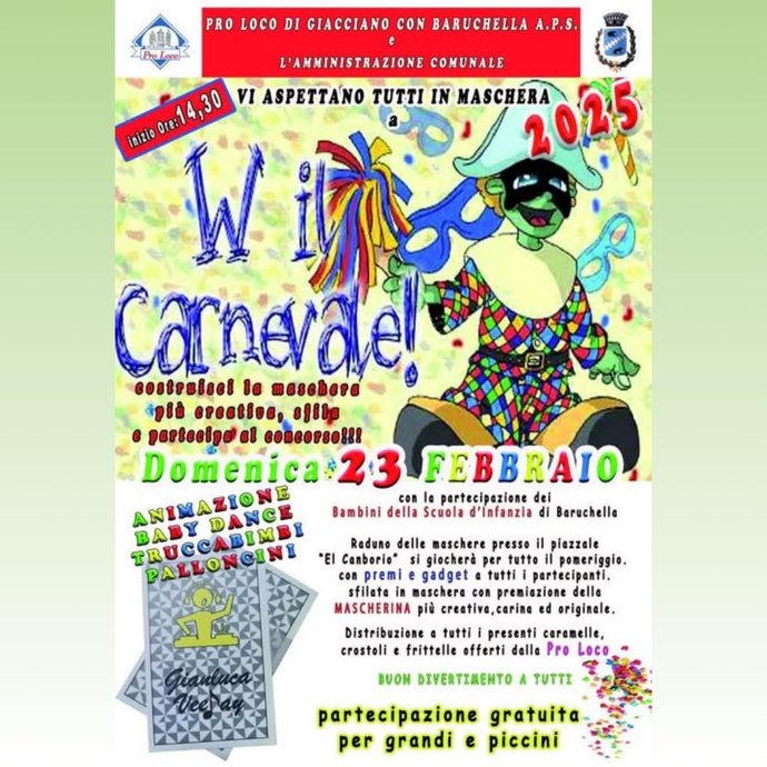 "W IL CARNEVALE!" - Comune di Giacciano Con Baruchella