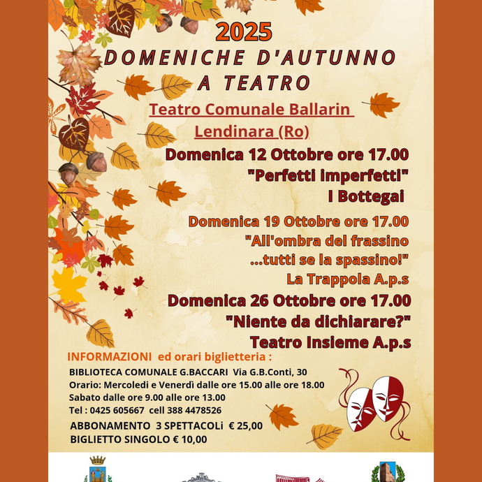 Domeniche d'Autunno a teatro - Lendinara