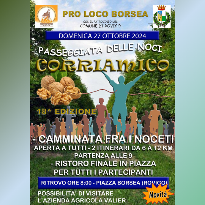 PASSEGGIATA DELLE NOCI - Borsea