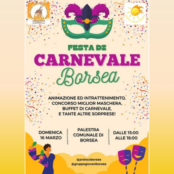 FESTA DI CARNEVALE BORSEA - Comune di Borsea