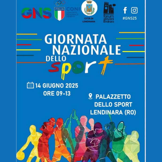 🏅 GIORNATA NAZIONALE DELLO SPORT 2025 - Lendinara