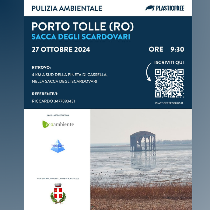 Pulizia ambientale del delta del Po