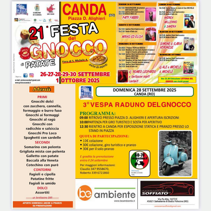 21esima Festa del Gnocco - Canda