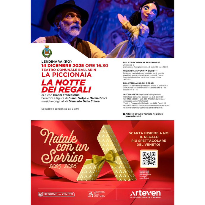 "La notte dei regali" a teatro - Lendinara