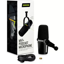 Carica l'immagine nel visualizzatore di Gallery, Shure MV7+ Black
