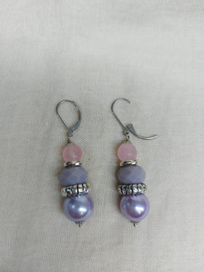 Orecchini perle lilla - ID&M