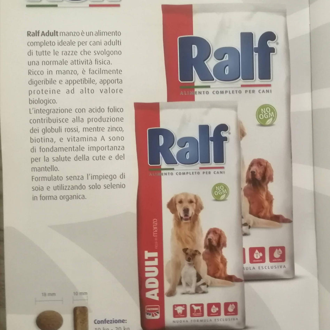 Alimento secco Manzo Ralf cane - Le Botteghe del Polesine